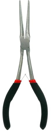 Long Reach Long Nose Pliers - Extra Long Needle Pliers | Small Precision Pliers Straight Angle for Bending & Shaping Wire - Jewellery Making Pliers, Jewellery Making