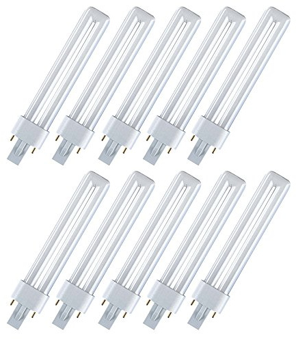 Osram Dulux Lot de 10 ampoules 5 W/827 G23 2 broches 108 mm