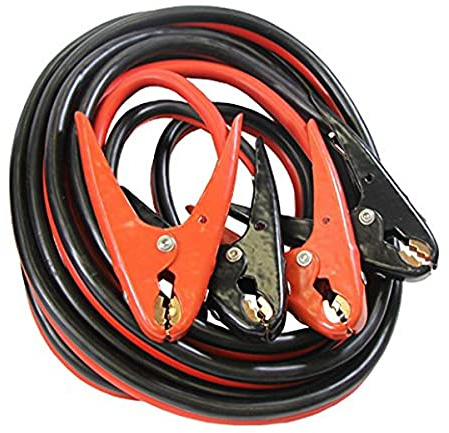FJC (45244) 20' 2-Gauge Booster Cable with 600 Amp Rating Parrot Clamp