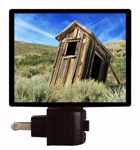 Outhouse Night Light, Outhouse in Bodie, Destinations LED Night Light