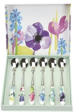 Portmeirion Home & Gifts WG1101-XG Water Garden Tea Spoon Set of 6