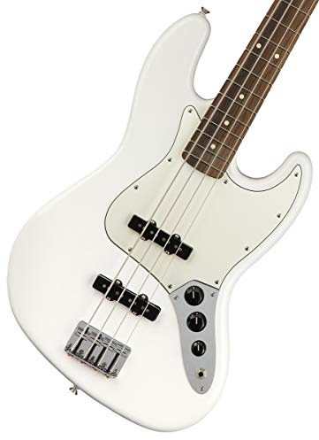 Fender Player Jazz Bass PF Polar White - E-Bass