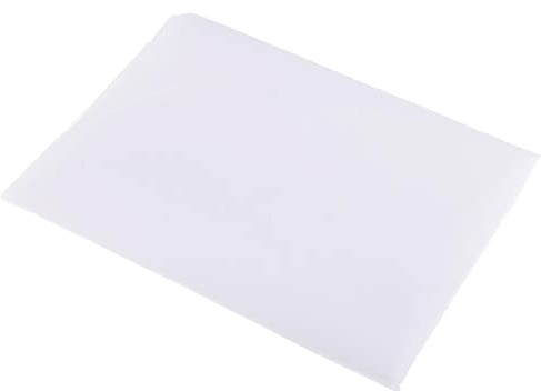 Sharplace Entoilage Coton Rigide pour Renfort Sac,Toile Thermocollant Blanc Tissu Thermocollant pour Renforcer des Vêtements - 2 mètres
