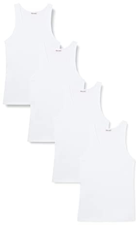 Eminence Promo Classiques undertröja för män (4-pack), Vit (Blanc/Blanc/Blanc/Blanc 0001), M