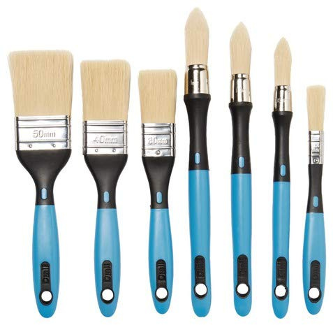 LOT DE 7 PINCEAUX RONDS PLATS TOUTES PEINTURES RECHAMPIR PEINDRE