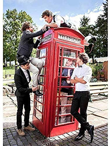 HBGLX 5D DIY Diamond Painting One Direction Bild Volle runde Diamant gestickte Kreuzstich Geschenk Home Decoration 40X50Cm