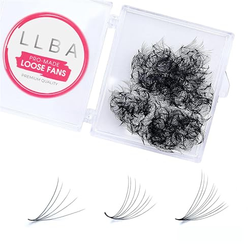 LLBA 500 Bouquets Préfaits, Cils Volume 5D 0,07 Courbe CC 10mm | Bouquets Préfaits Volume Faits Main pour Extensions de Cils à Longue Tenue