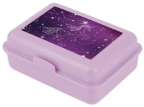 Baagl Contenitore per il pranzo per bambini, per la scuola, per il pranzo, per ragazze, ragazzi, asilo, per il pranzo, per il pane, per lo snack (Unicorn Universe)
