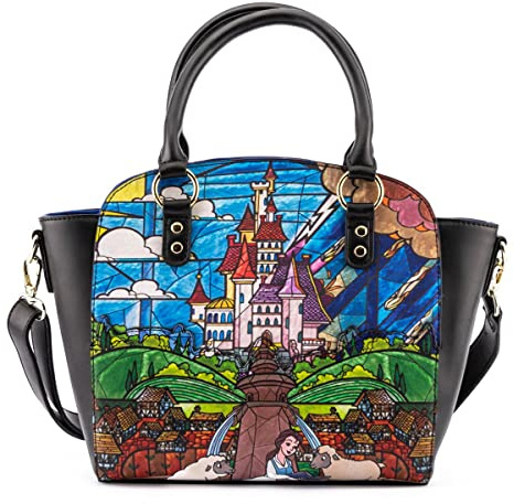 Loungefly x Disney Beauty and the Beast Princess Castle Series Crossbody Purse