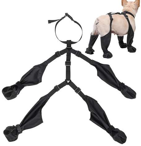 zwxqe Sommer-Hundestiefel-Leggings, Schnee-Wanderschuhe, mittelgroße Hundestiefel, wasserdichte Hundestiefelabdeckungen, Pfotenschutz für Hunde, Haustier-Beinstulpen, Outdoor-Hundeschuhe,