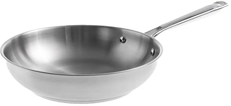 LACOR - 44424 - Padella in Acciaio Inox 18/10 Cucina, Padella Antiaderente, Adatta a tutti i tipi di Fornelli Compresa l'Induzione, 100% Senza PFAS, Ø24 cm