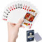 Wugauwor wasserdichte Spielkarten, Kunststoff Spielkarten, Kartenspiel, Wasserfeste Poker Karten für Camping Spiele, Playing Cards für Blackjack Bridge Kartenspiele, 1 Deck, Blau
