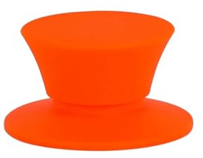 GUYTRM Silikon Gryta Lock Knopp Handtag Universal Replacement Kök Köksredskap Lock Knoppar for Pan Lock Köksutrustning Tillbehör lingli(Orange)