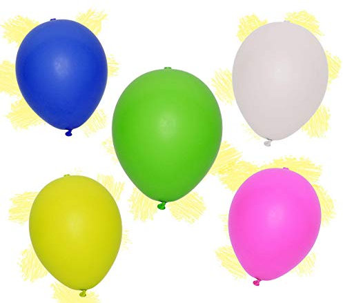 alles-meine.de GmbH LED ! - 15 TLG. Set Luftballons mit Licht - die selbstständig 66 Stunden ! leuchten - Ballon für Helium oder Luft - z.B. für Kindergeburtstag Party/Geburtst..