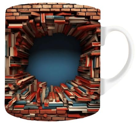 Générique Kaffeemasse Buchliebhaber | Teetasse, Leseclub-Tasse, Kaffeetasse, Teetasse, Bibliothekskaffeetasse, 350 ml, Getränkekasse für Buchliebhaber