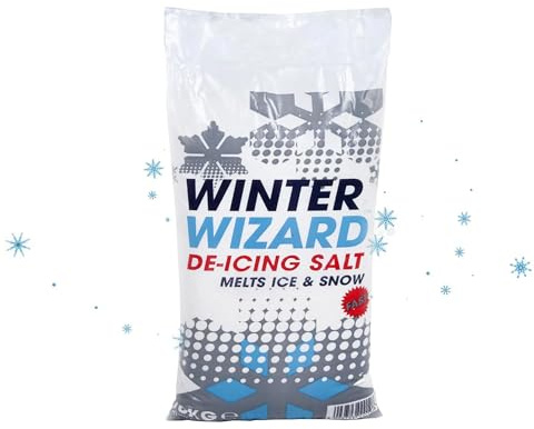 Easy to Sprinkle Winter White Rock Grit De-Icing Salt | Perfect For Roads, Paths & Gardens