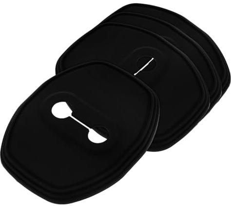 ETHZZLE 4pcs Silicone Door Lock Cover Latch Protector for Car Door Locks Easy Installation Resilient Silicone Material Stylish Design for