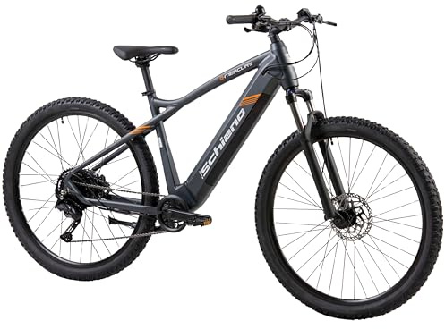 F.lli Schiano E-Mercury, E Bike Mountainbike, 29 Zoll, 36V 15Ah Abnehmbarer Akku, Motor 250W 55Nm, MTB Ebike für Herren/Damen, Schwarz