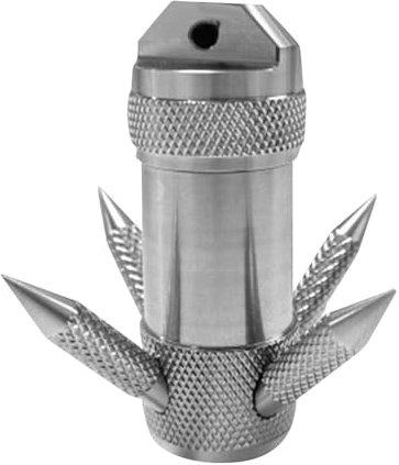 Folpus Gancho de Agarre, Garra de Escalada Plegable de Acero Inoxidable, Gancho de Anclaje para Exteriores, Herramienta Auxiliar para Escalada en Roca y, 4 Garras