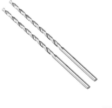 400Mm HSS Drill Bit, Wood Auger Drill Bits, Extra Long Drills Tools, With Double Flute Chip Removal, For Enhanced Chip Removal (2pcs)