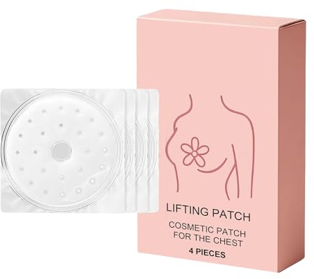 Rrlihjgu Bröstformande Plåster | Bystlyftande Firmande Plåster För Kvinnor - 4-pack lyftande andningsbara plattor för träning badkläder kvinnor diskreta bad