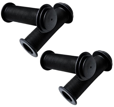 JiangZShangM Manopole per Bicicletta Bambini 22mm, Impugnature Ergonomiche in Gomma Antiscivolo, Manopole Sicurezza con Protezione Antiurto per Bici Bambino, Balance Bike, Monopattino e Mountainbike