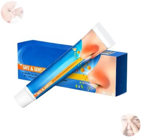 Non-Irritating Hydrating Nasal Moisturiser,Portable Dry Nose Care,Nasal Cream & Gel Moisturiser for Dry Nose