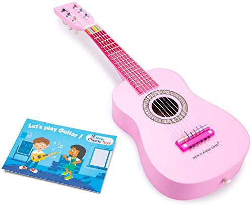 New Classic Toys- Chitarra da Giocattolo, Colore, Rosa, 10345