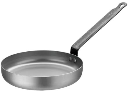 Vogue K378 Omelette Pan 8In 20cm Steel Frying Kitchen Cookware Heavy Duty Non Stick , Silver