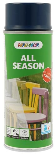 DUPLI-COLOR ALL SEASON RAL 5003 Saphirblau glänzend 400 ml - Sprühfarbe | Flexible Kunstharz-Qualität, Wetter- & UV-beständig, Schnelltrocknend, vielseitig einsetzbar auf diversen Untergründen