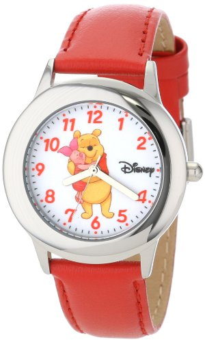 Disney Kids' Stainless Steel Time Teacher Analog Quartz Watch