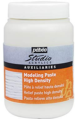 Pebeo 169115 Acrylic Studio Modellierpaste 250 ml Höhe Densität, weiß