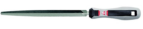 Bellota 4005-6 ENT. MB - Lima triangular para mecánico, entrefina (mango bimaterial, 6)