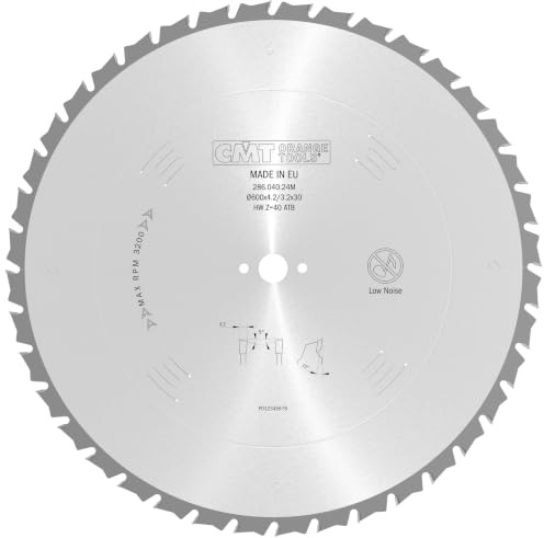 CMT ORANGE TOOLS 286.040.24M - LAMA CIRCOLARE EDILIZIA C/LIMIT. HW 600x4.2/3.2x30 Z40 5'ATB