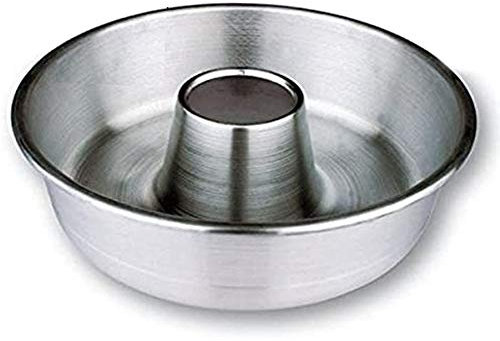 STAMPO DOLCI FORMA TORTIERA CIAMBELLA ALLUMINIO CON BUCO CM.34, in alluminio made in Italy