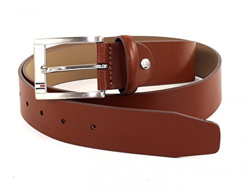 Tommy Hilfiger Herrengürtel TRENTON Belt 3.5 Braun AM0AM01666-247 Jeans Leder Gürtel Ledergürtel 85 cm