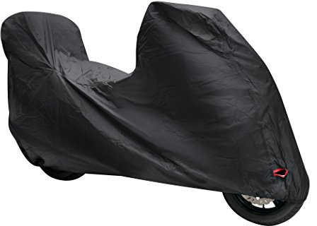 LAMPA 90445 Motorradabdeckung mit Aufbewahrungstasche grau