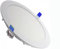 LEDUNI® Plafonnier LED rond en aluminium, 20 W 2 000 lm 120° IP20 225 mm, partie encastrable 205 mm 1 pièce Lumère blanc chaud 3000 K