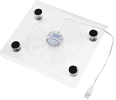 KIKYO Fan for Laptop, USB Notebook Cooler Cooling Pad Fans, Ergonomic design, for PS4/PS3/Laptop