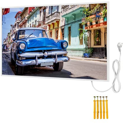 Bringer Imagen calefacción por infrarrojos con marco – calefacción de imagen – 100 x 60 x 1,8 cm – Havana Cuba