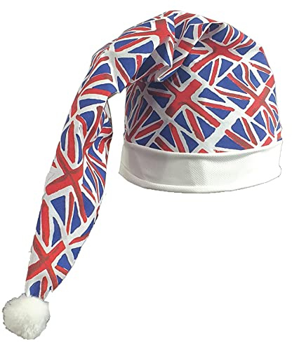 The Dragons Den Adults Union Jack Flag Winky Hat United Kingdom Great Britain Supporters Fancy Dress [One Size]