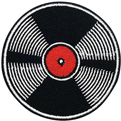 Finally Home Schallplatte Patch zum Aufbügeln | Retro Musik Patches, Rock Vinyl Bügelbild, Old School Aufbügler, Vintage Aufnäher