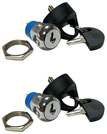 BODYA 2 set di ricambio per interruttore a chiave di accensione on/off per motorino elettrico con 4 chiavi