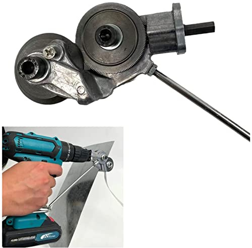 Metal Nibbler Drill Attachment - 2022 New Electric Shears, DIY Plate Cutter, Safe and Durable for Metal Cutting, Easy to Use