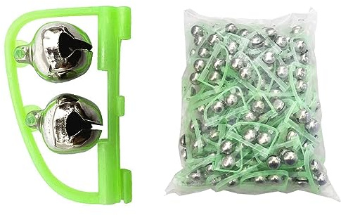 Angeln Alarm Glocken, Doppelglocke Angelrute Angeln Alarm Angeln Float Rod Glocken Angeln Rod Blinker Köder Alarm