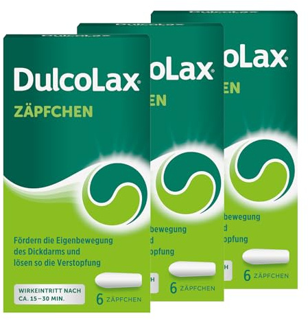 Dulcolax® Zäpfchen 3 x 6 Stück Wirkstoff Bisacodyl bei Verstopfung
