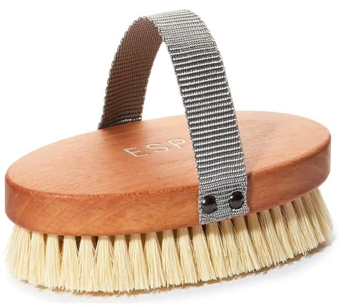 ESPA | Skin Stimulating Body Brush | Boosts Cell Renweal & Evens Skin Tone | Exfoliates for Smoother & Softer Skin | Natural Bristles from Mexican Cactus Plants