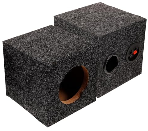 OSALADI 1 Paar Subbox Einzel-Subbox Subwoofer Auto-Subwoofer-Gehäuse Auto-Lautsprecher-Versorgung