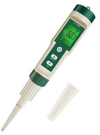 pH Tester Kit, YF-T9-YY1030 Food ph Meter,Digital ph Tester Pen for Bread, Cheese, Sauce, Kombucha, Soil, Water, Sushi Rice ph Tester with ATC，℃ and ℉