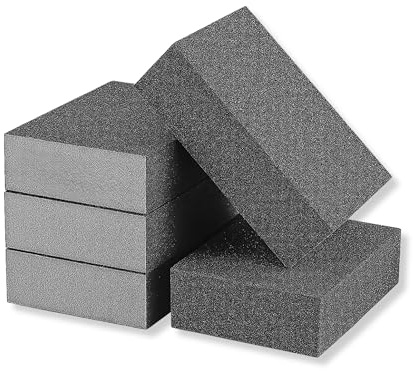 Artmaxx Sanding Blocks 4 Pack – Grit 120 | Fine Foam Sanding Sponges for Wood Finishing, Paint Prep & Crafts